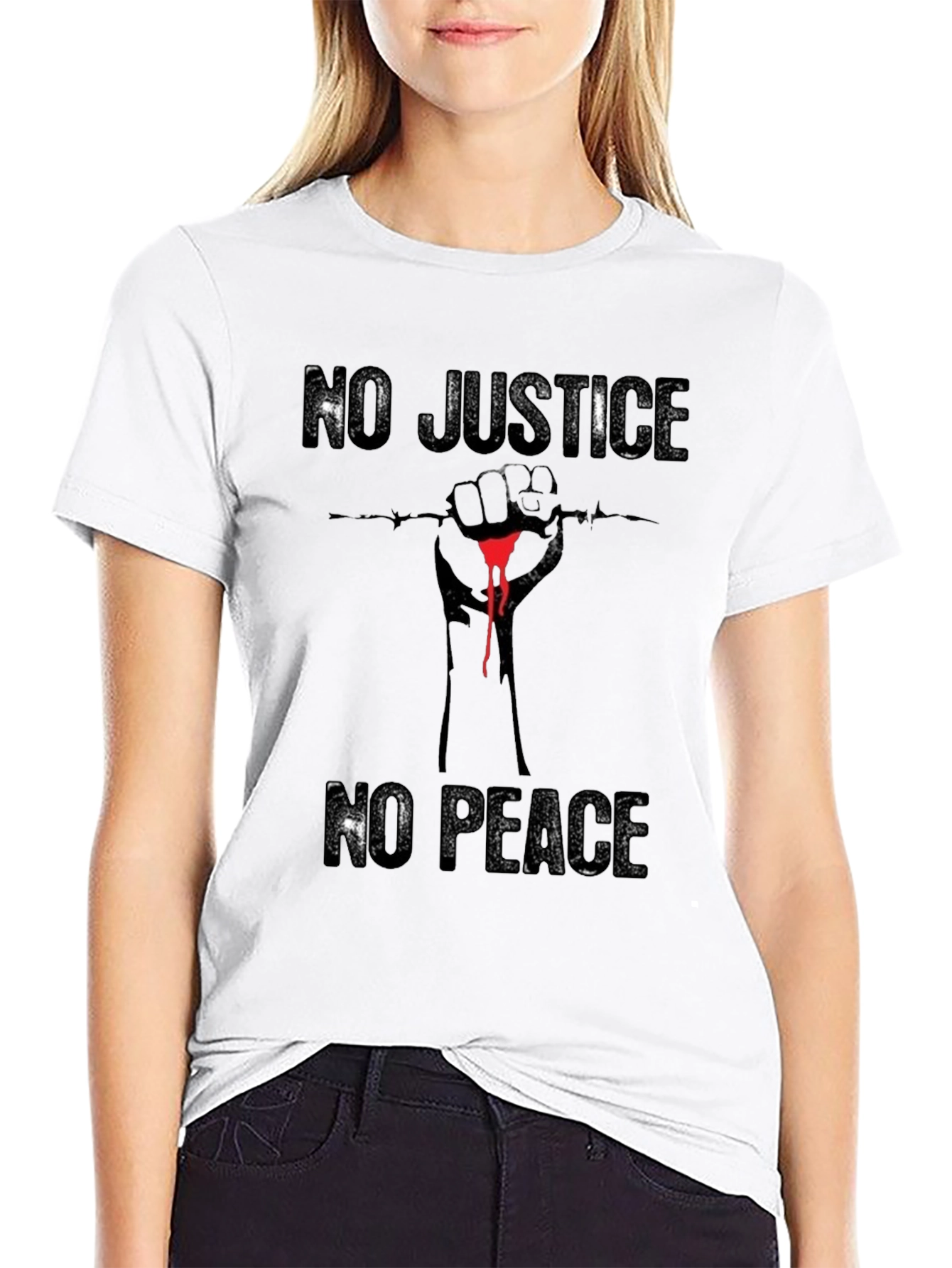 No Justice No Peace Graphic Tee