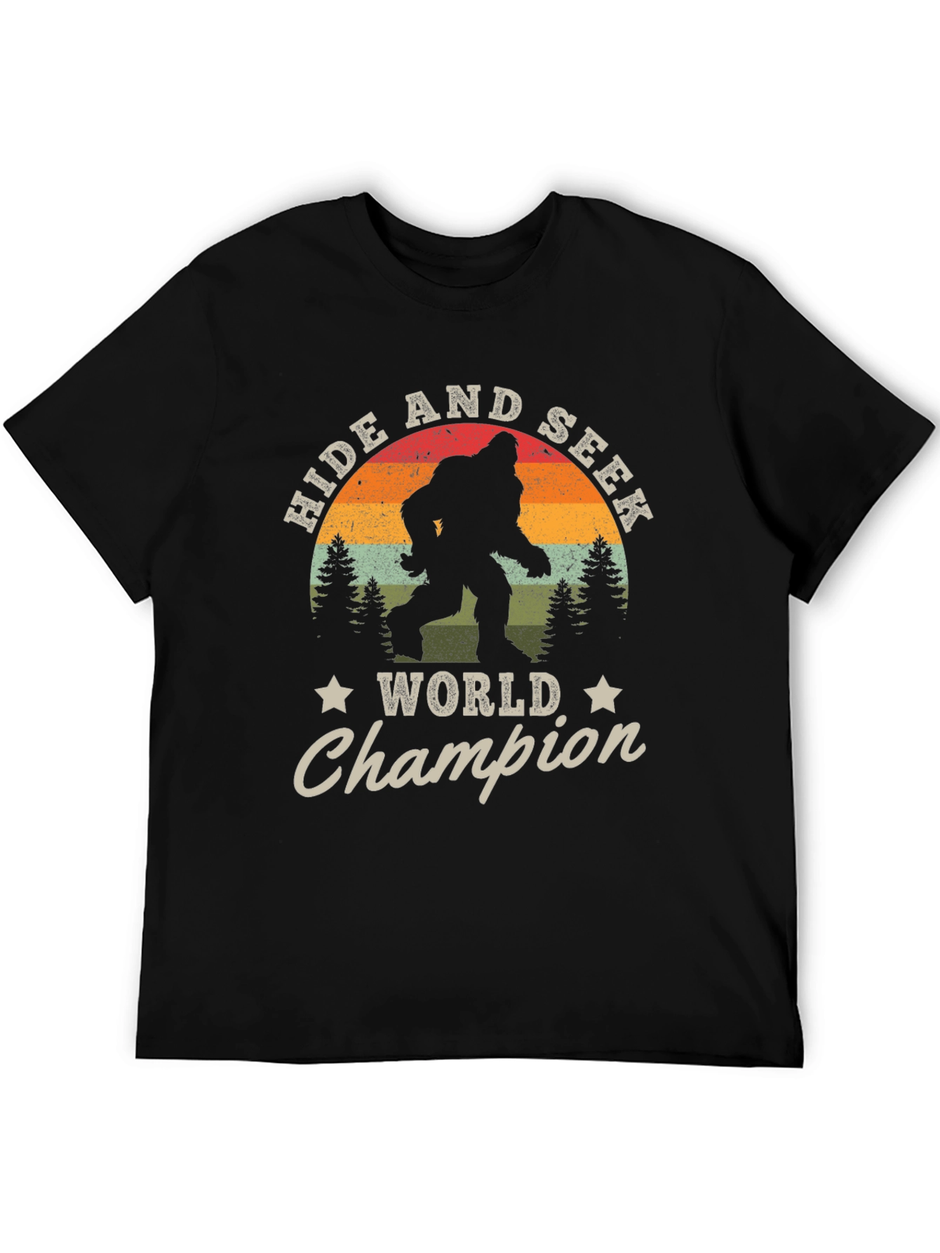 Hide and Seek World Champion Bigfoot Graphic Tee
