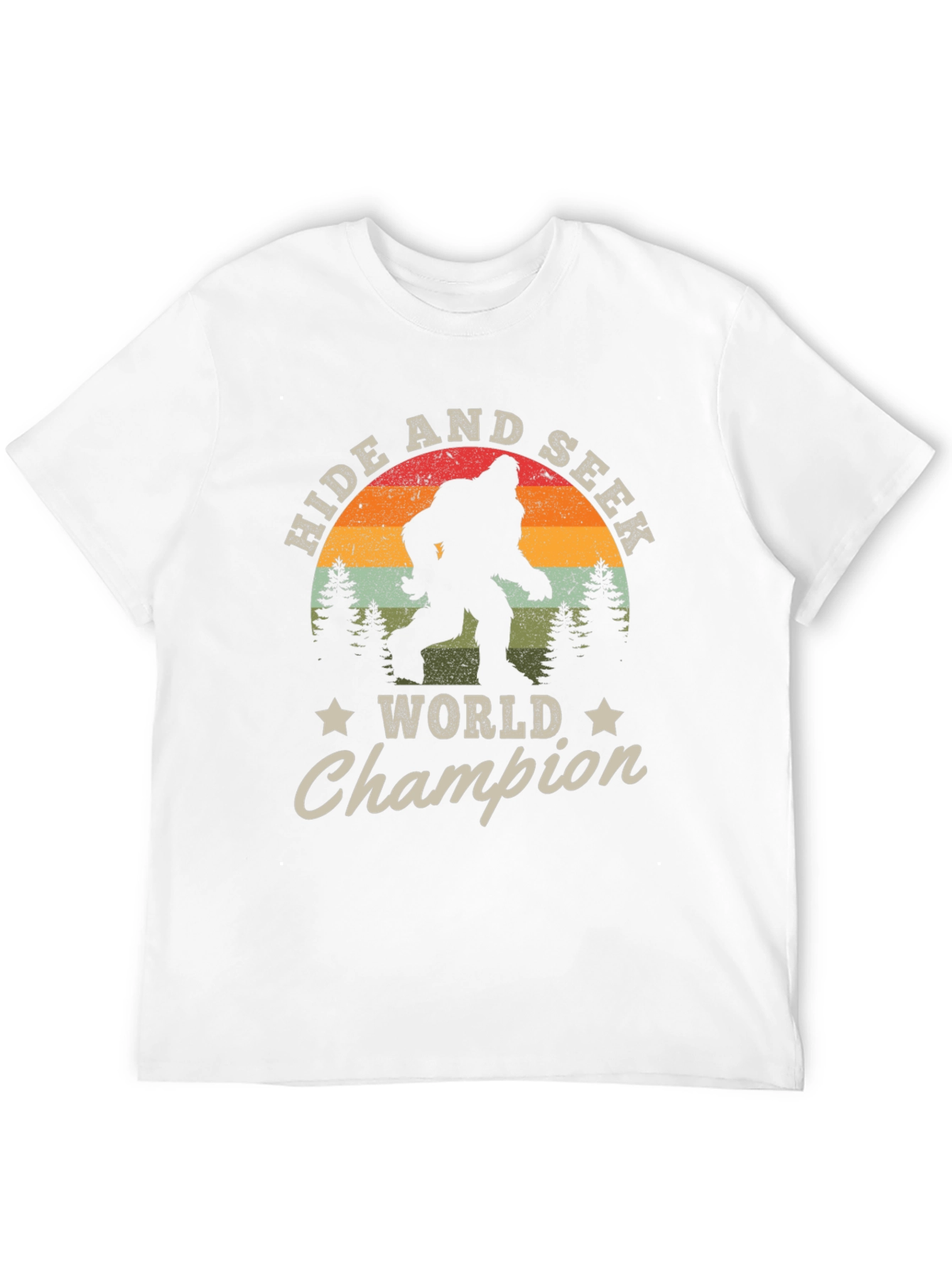 Hide and Seek World Champion Bigfoot Graphic Tee