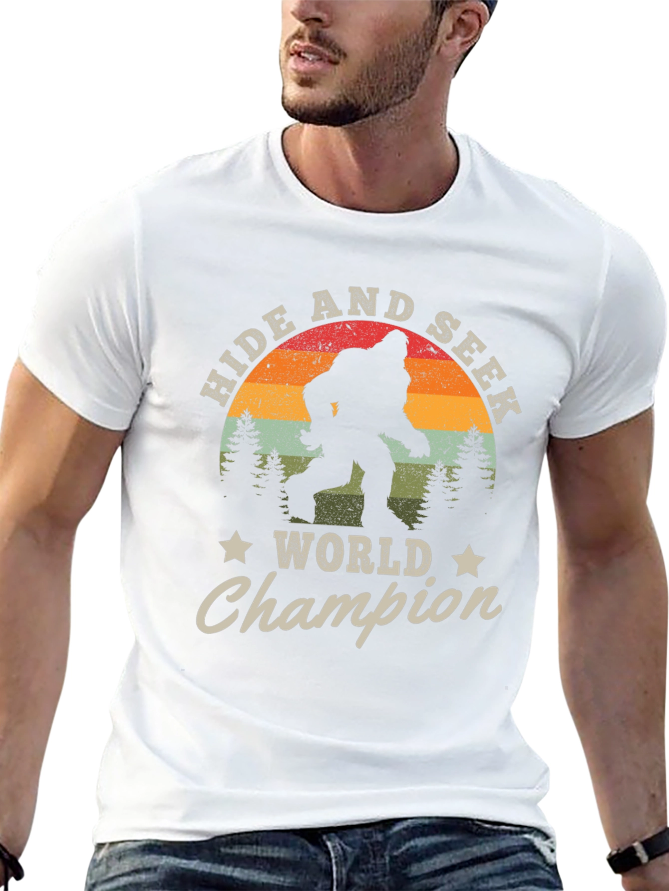Hide and Seek World Champion Bigfoot Graphic Tee