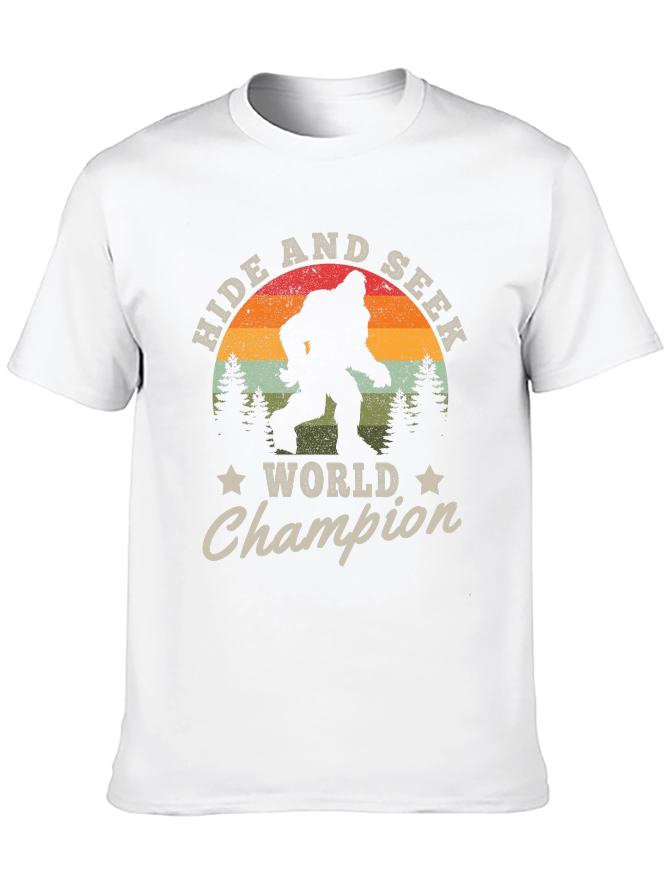Hide and Seek World Champion Bigfoot Graphic Tee