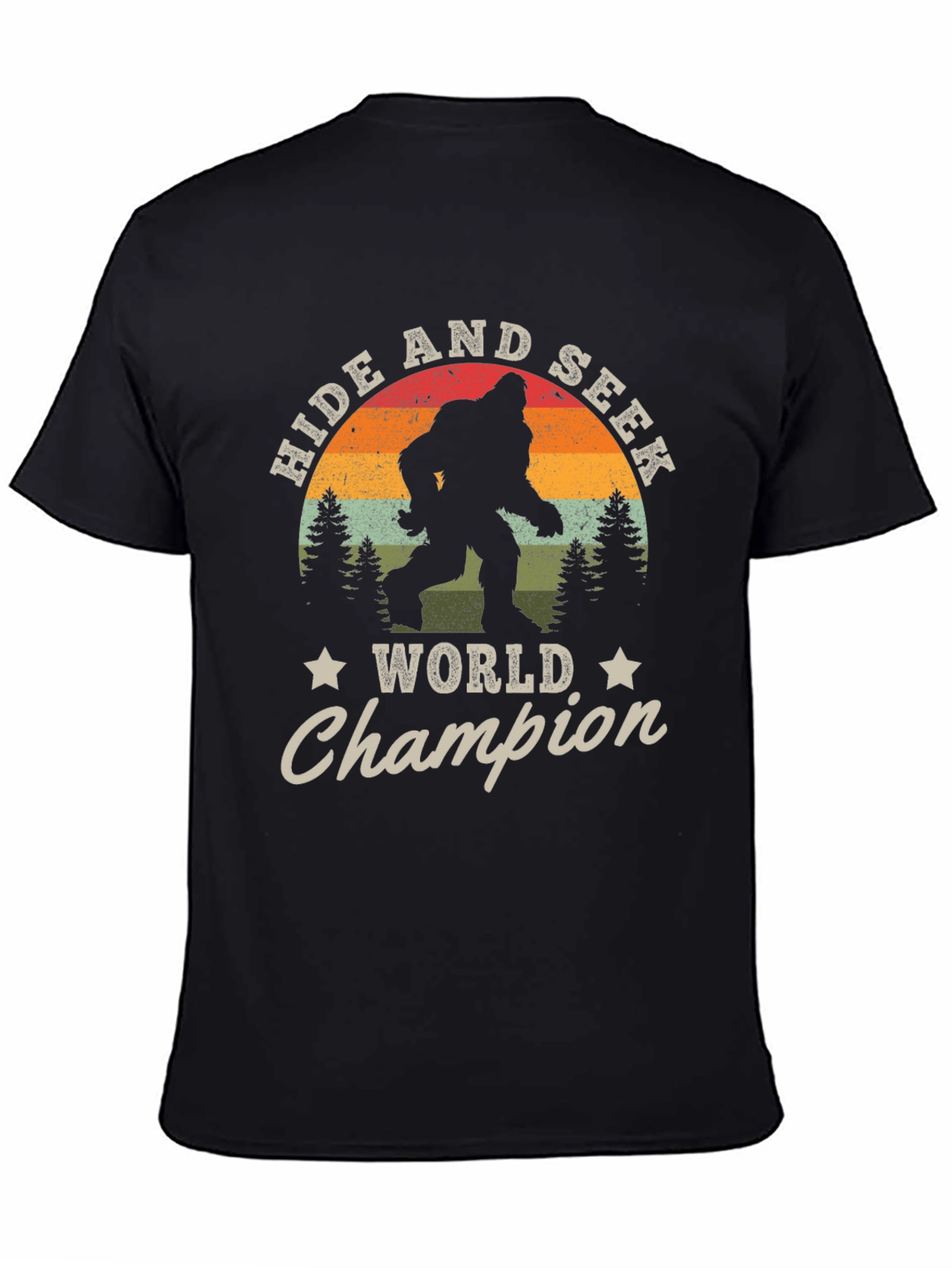 Hide and Seek World Champion Bigfoot Graphic Tee