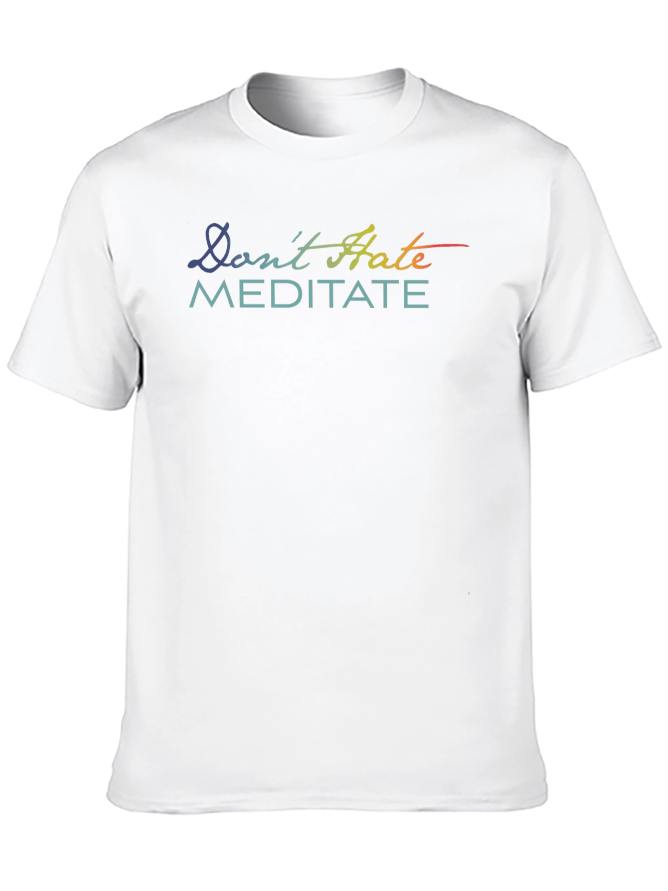 Dont Hate Meditate Graphic T-Shirt