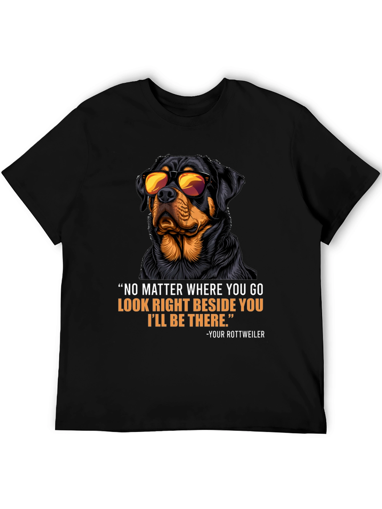 Rottweiler Dog T-Shirt - Protective Companion Tee