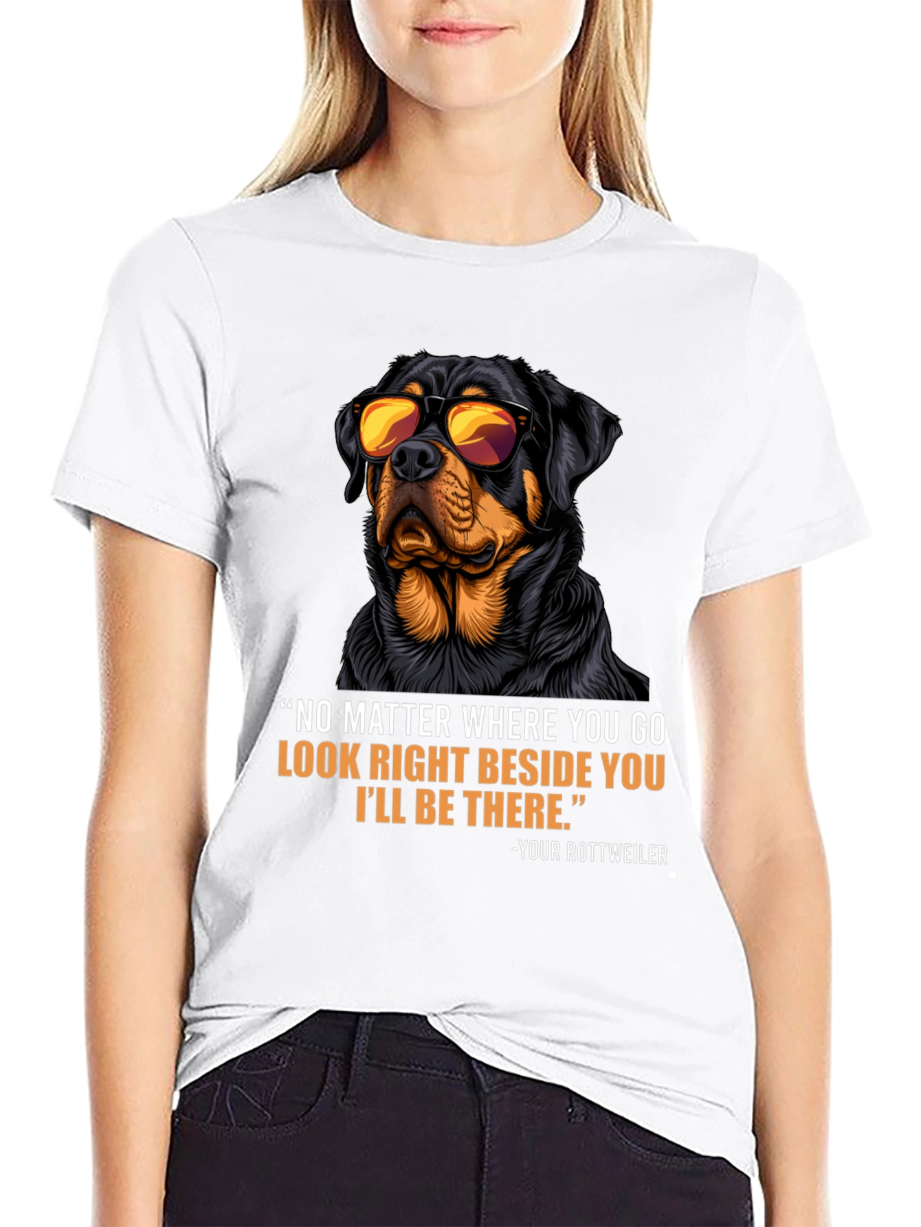 Rottweiler Dog T-Shirt - Protective Companion Tee