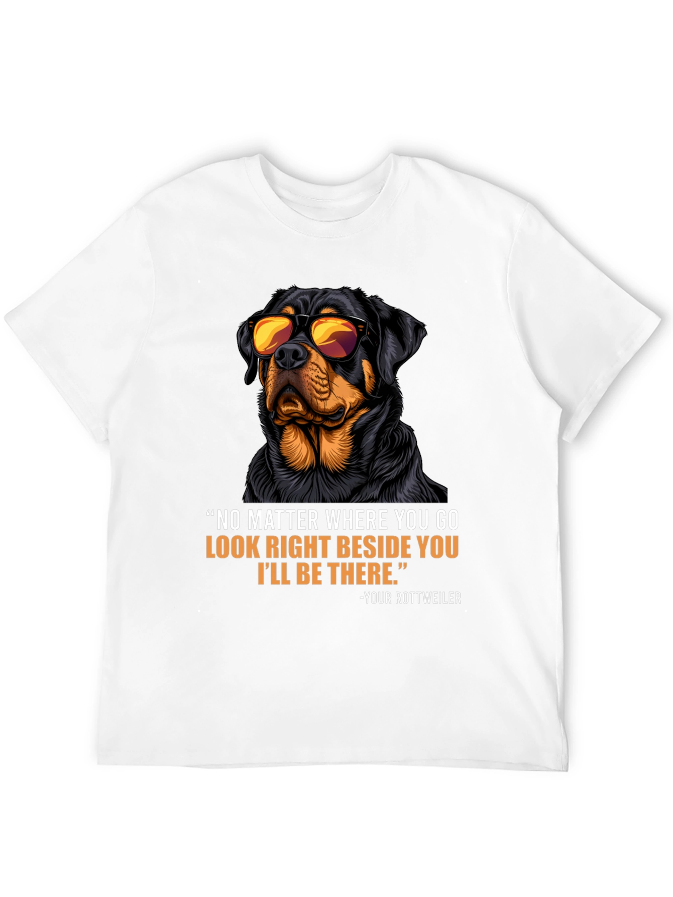 Rottweiler Dog T-Shirt - Protective Companion Tee