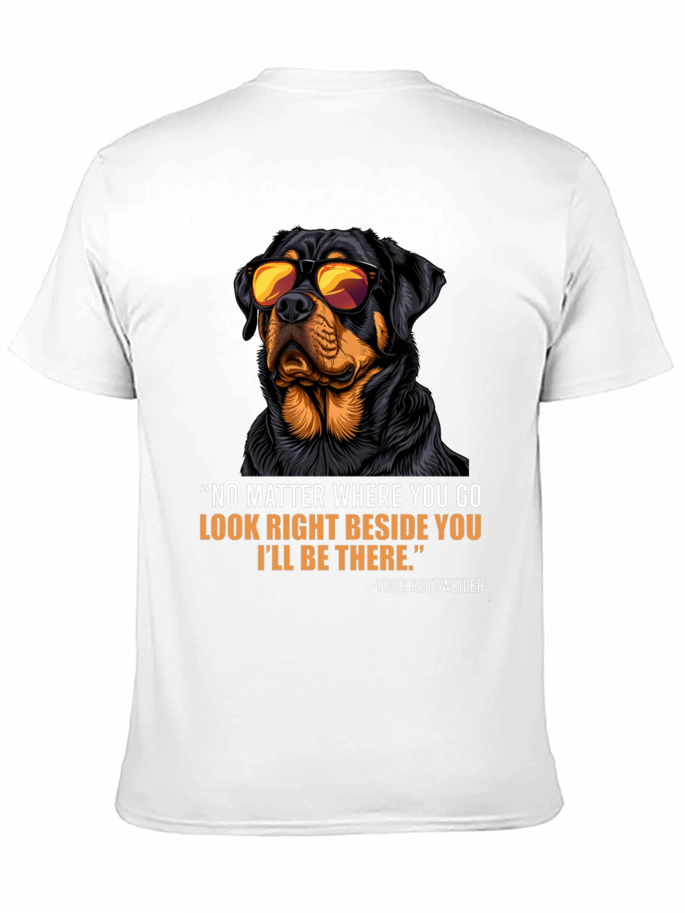 Rottweiler Dog T-Shirt - Protective Companion Tee