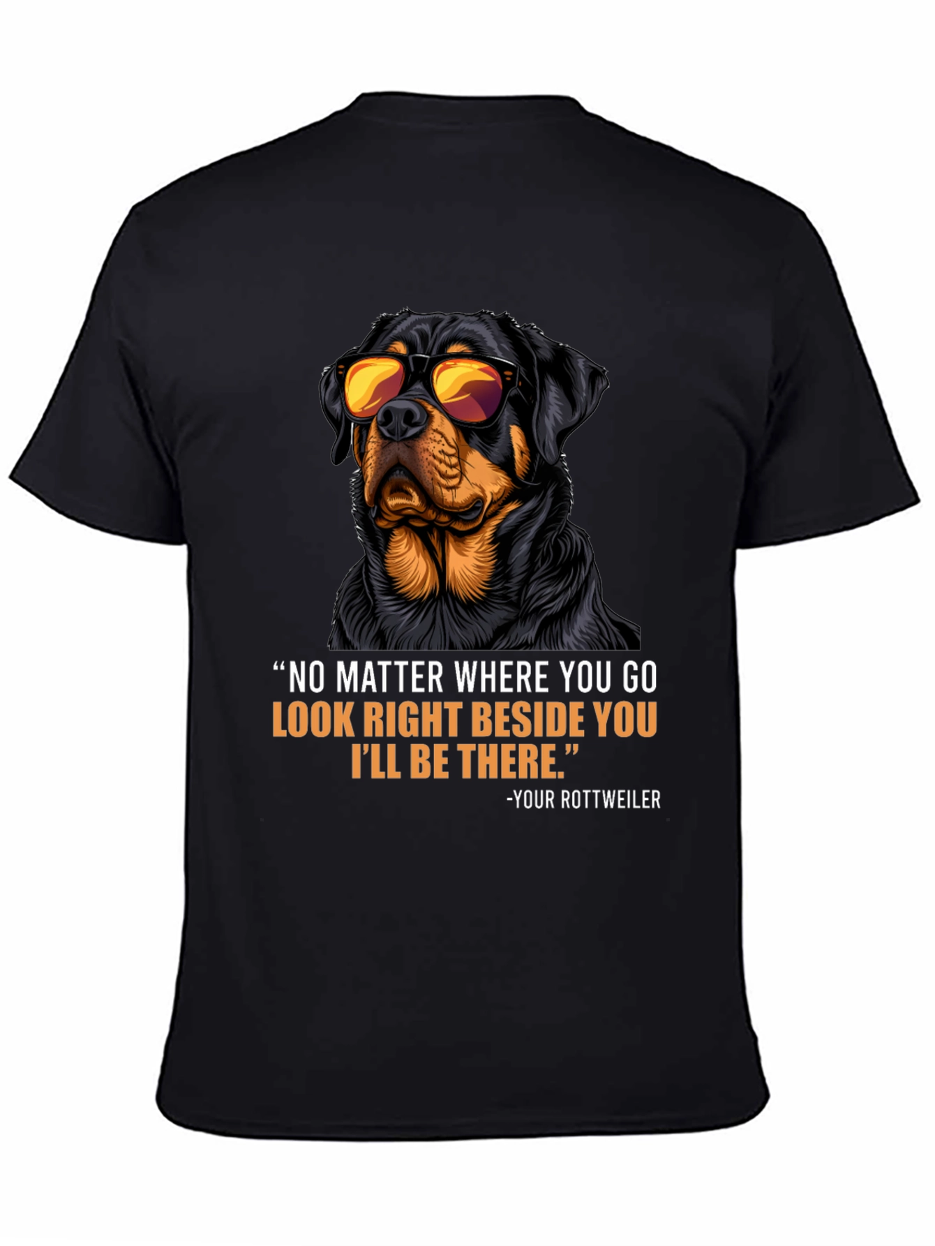 Rottweiler Dog T-Shirt - Protective Companion Tee