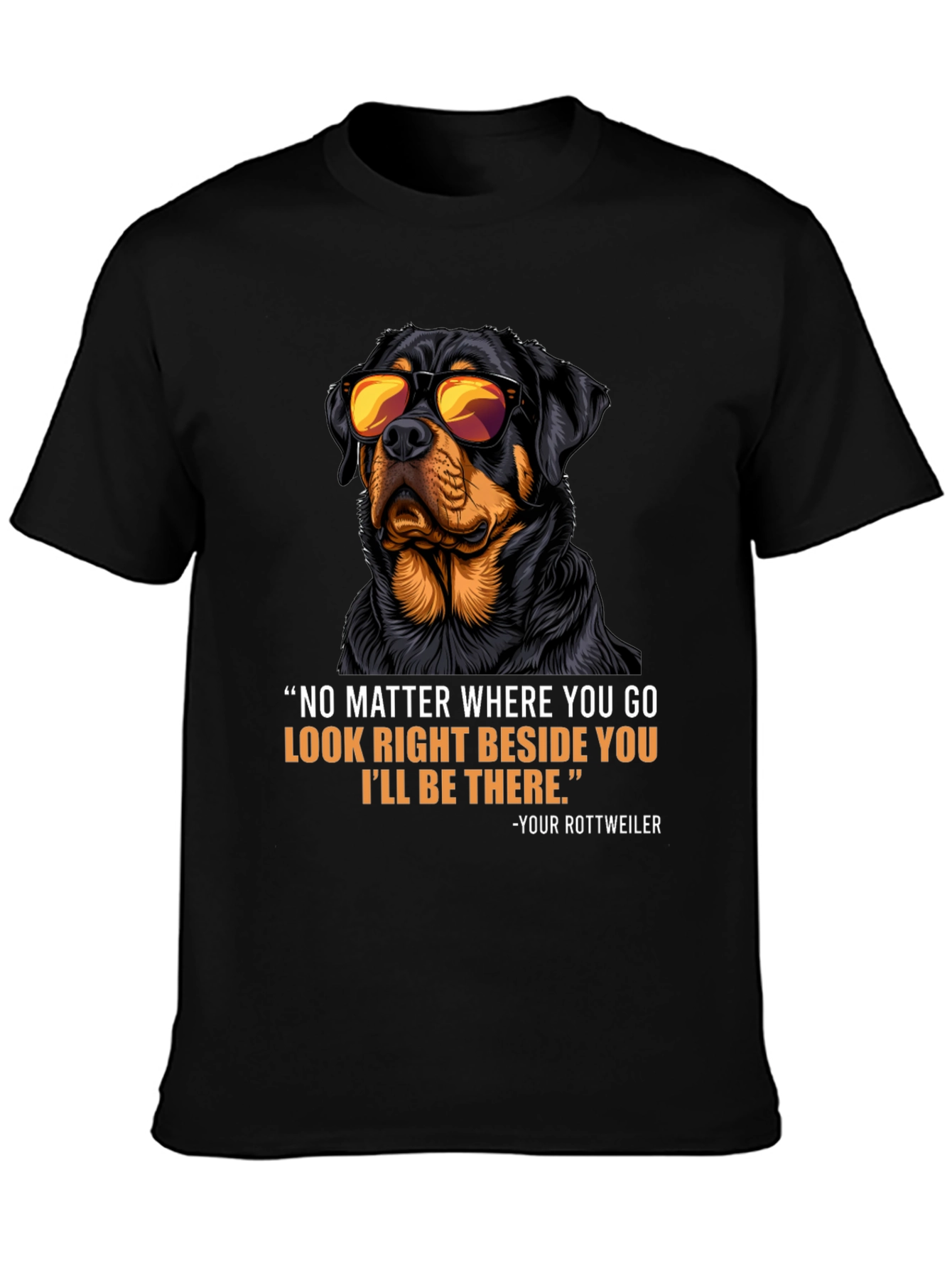 Rottweiler Dog T-Shirt - Protective Companion Tee
