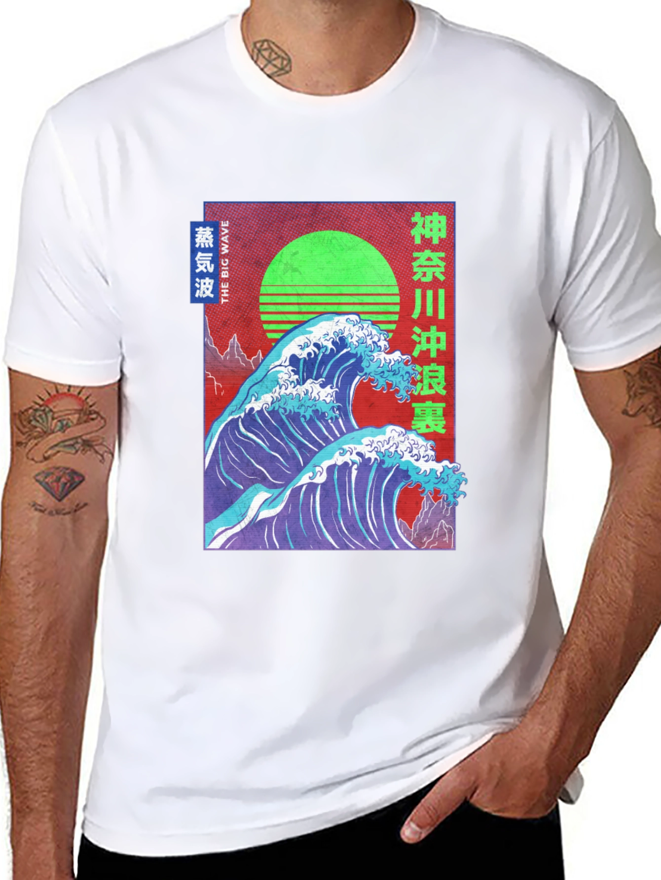 Great Wave Vaporwave T-Shirt
