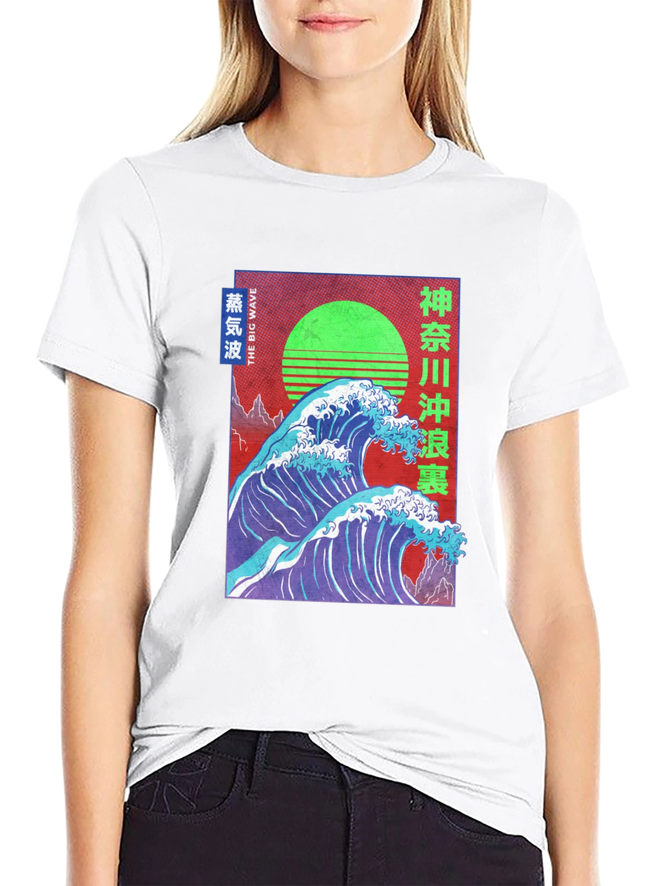 Great Wave Vaporwave T-Shirt