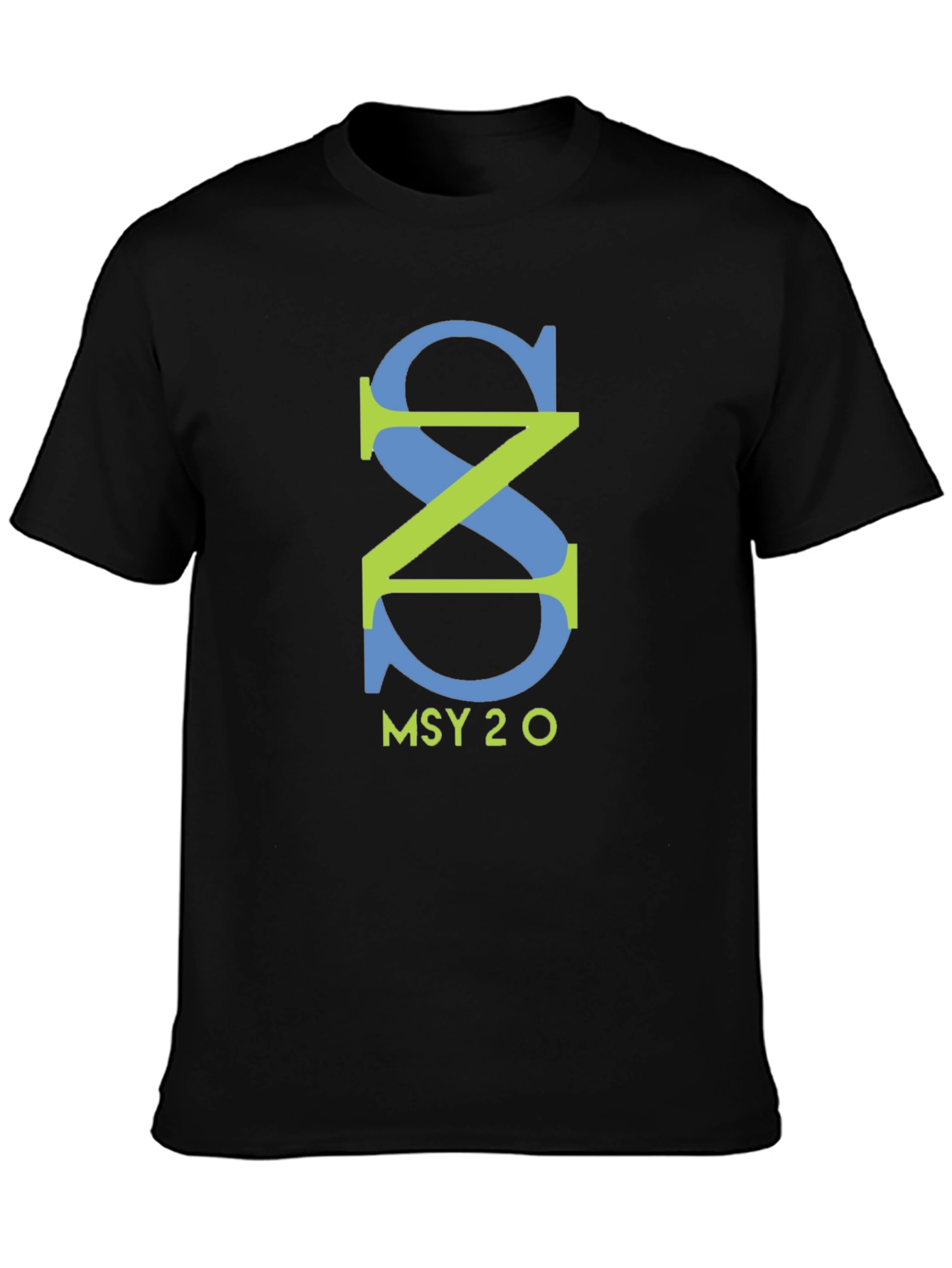MSY 2 O Graphic Tee - Black Cotton Casual