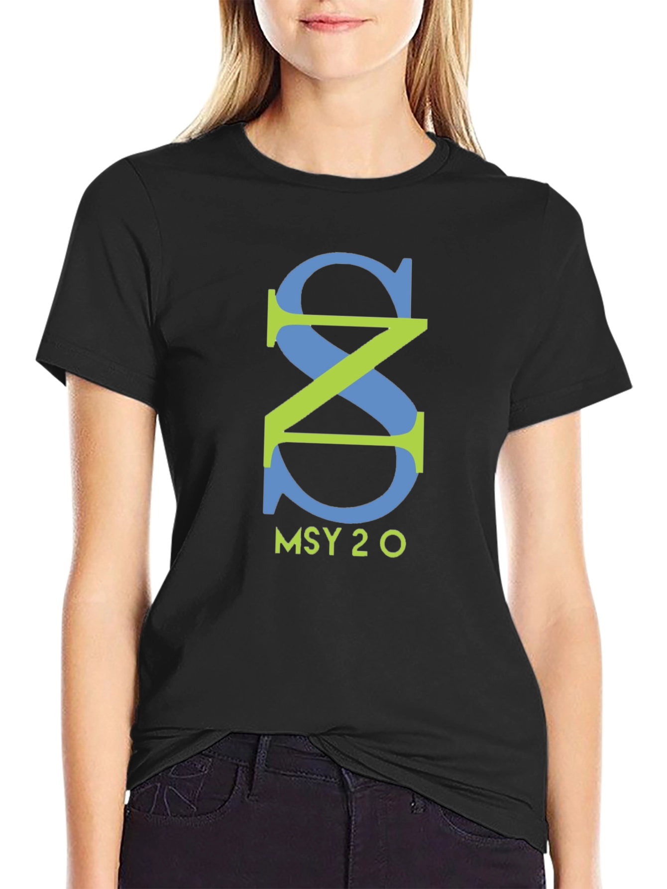 MSY 2 O Graphic Tee - Black Cotton Casual