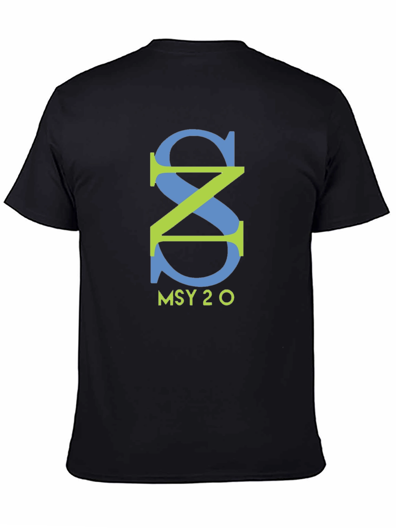 MSY 2 O Graphic Tee - Black Cotton Casual