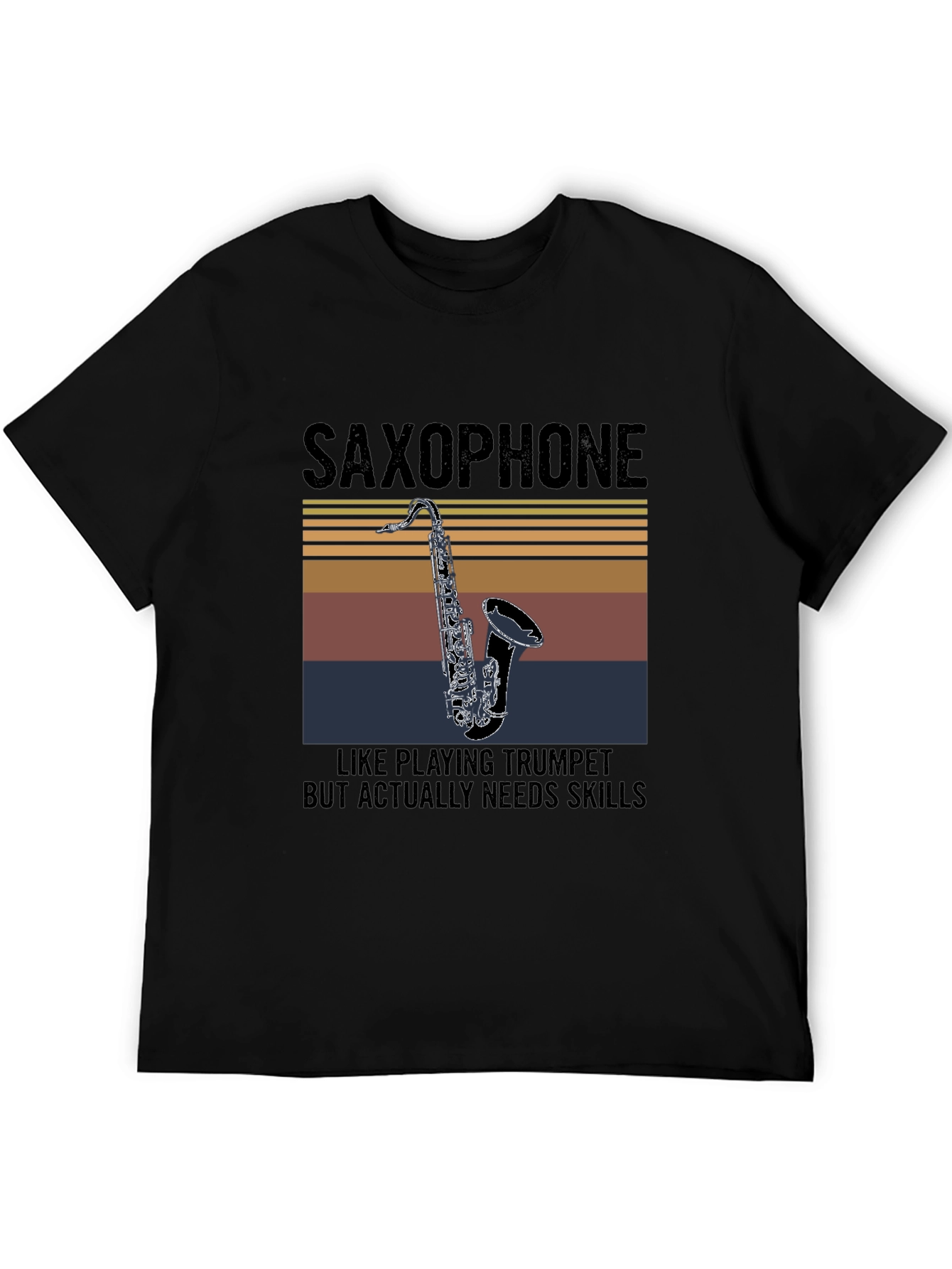 Saxophone Skills T-Shirt - Musical Instrument Graphic Tee