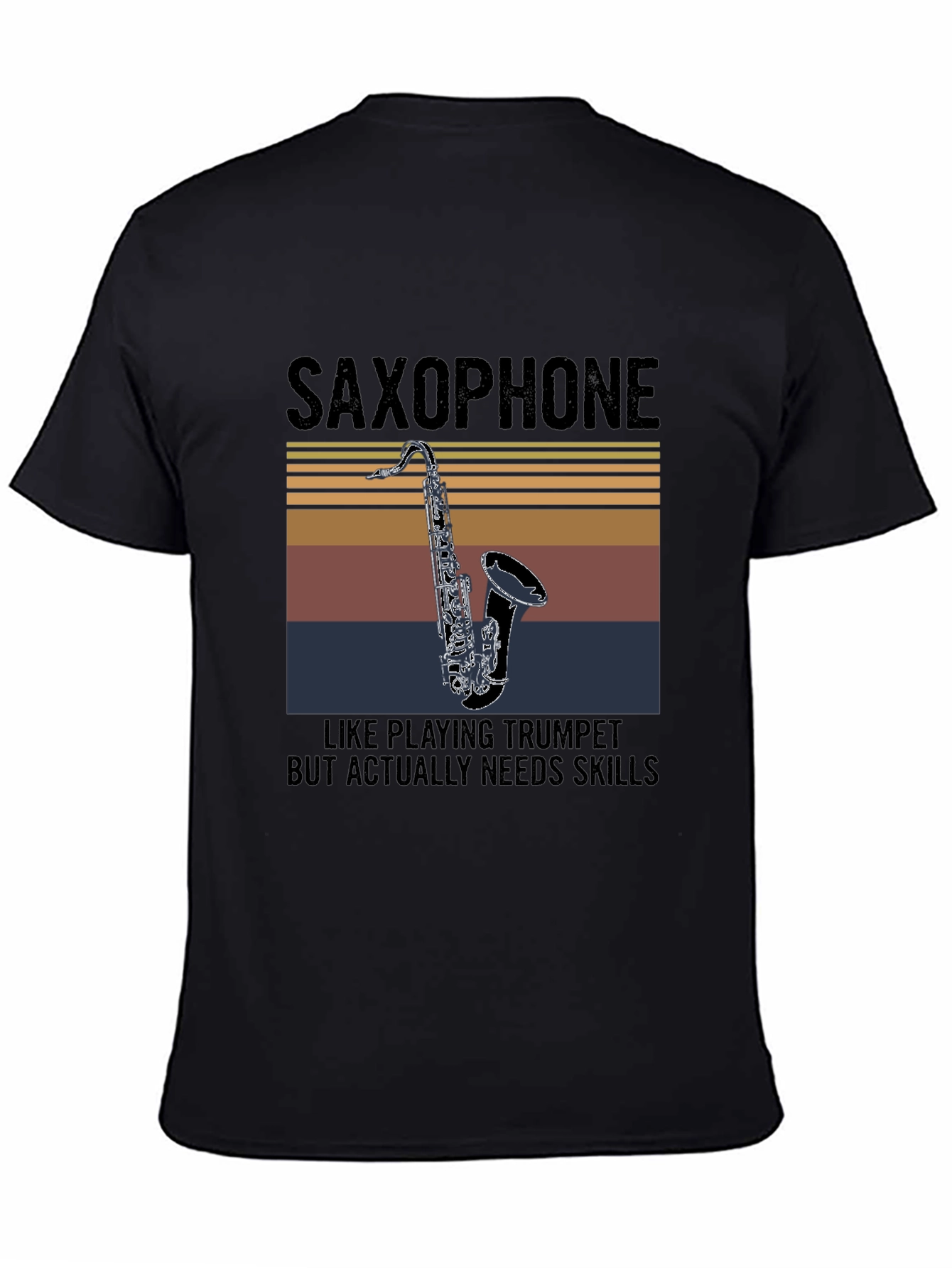 Saxophone Skills T-Shirt - Musical Instrument Graphic Tee