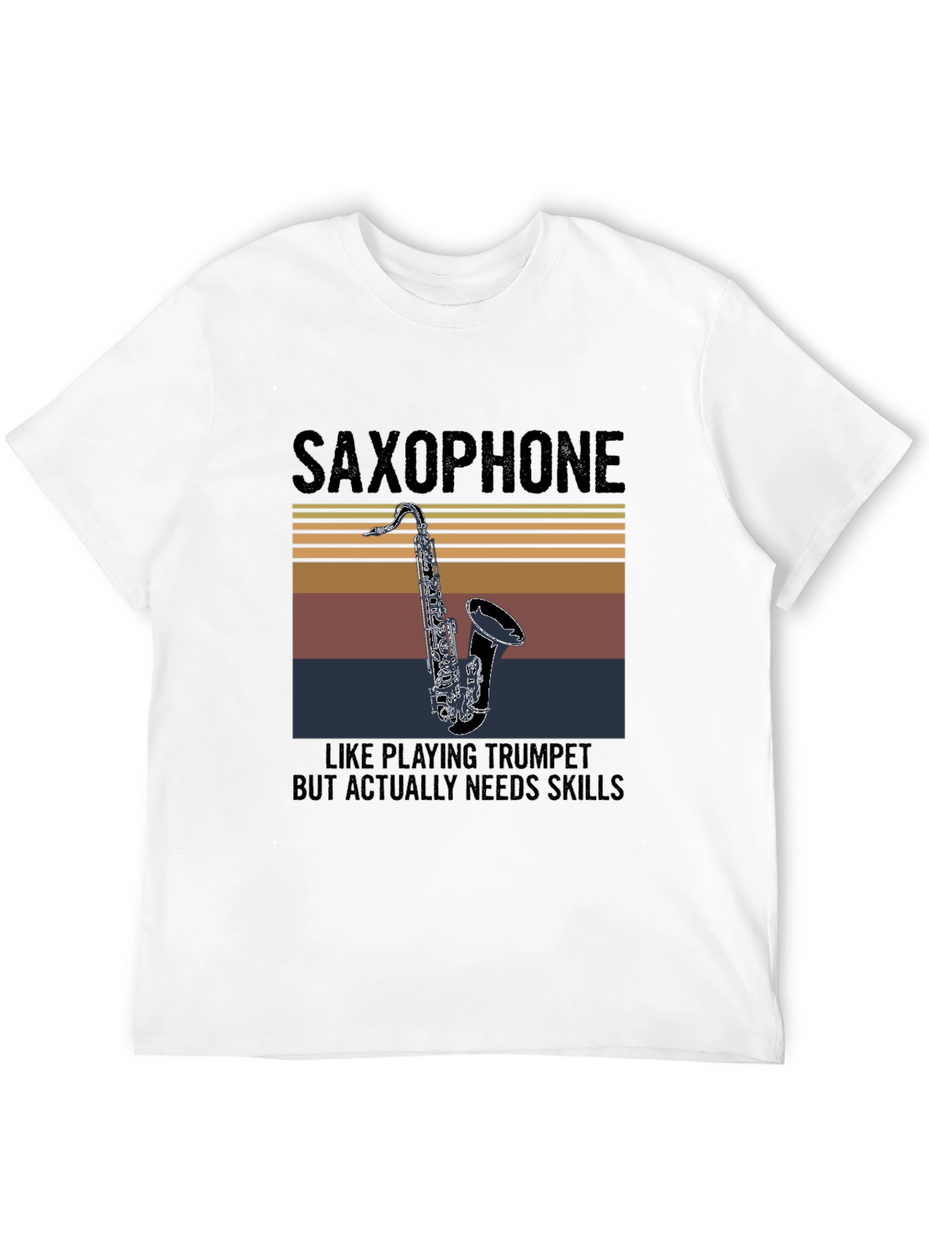 Saxophone Skills T-Shirt - Musical Instrument Graphic Tee