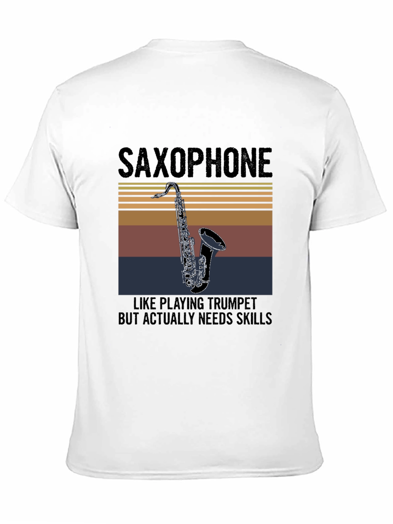 Saxophone Skills T-Shirt - Musical Instrument Graphic Tee