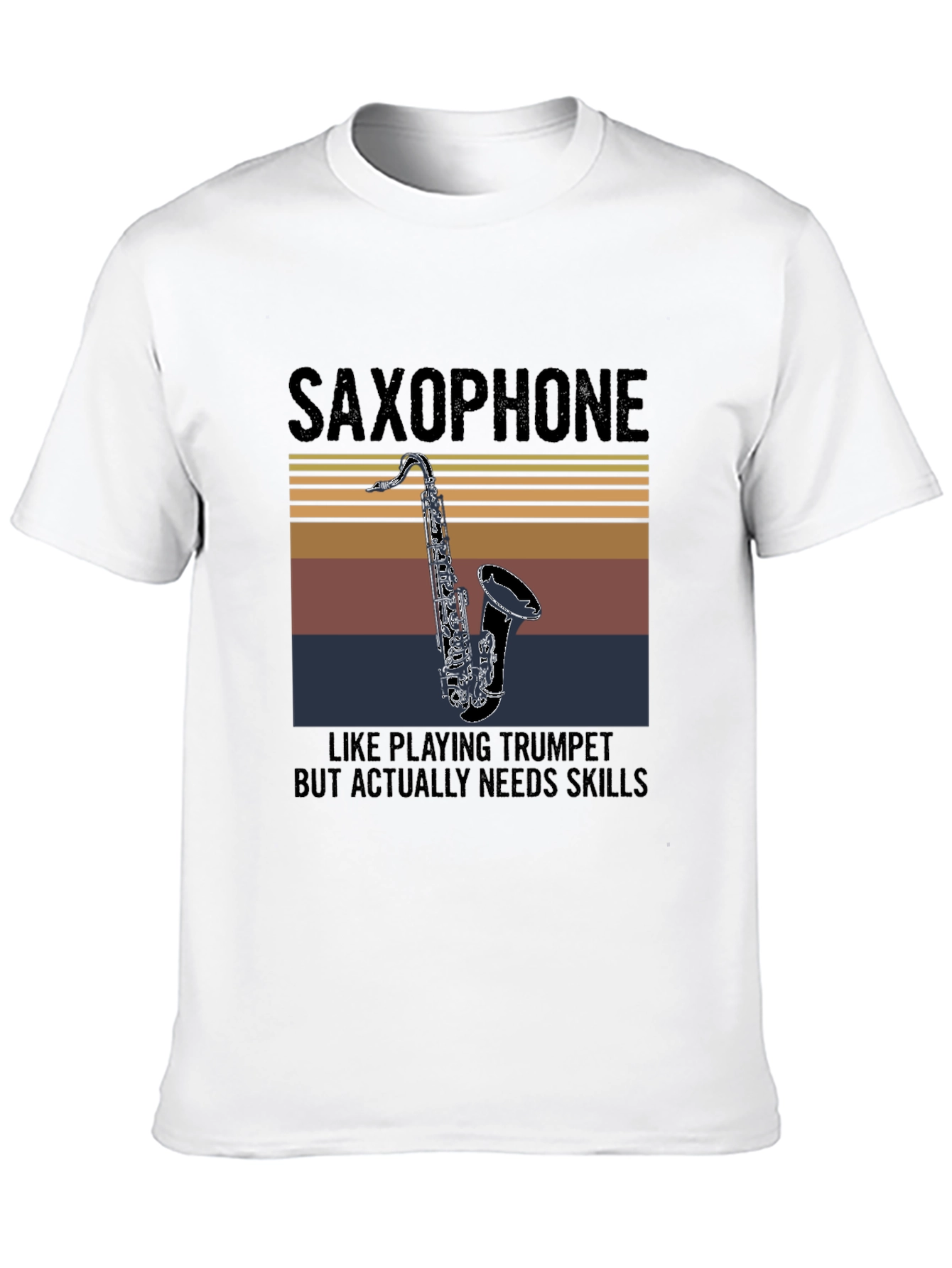 Saxophone Skills T-Shirt - Musical Instrument Graphic Tee