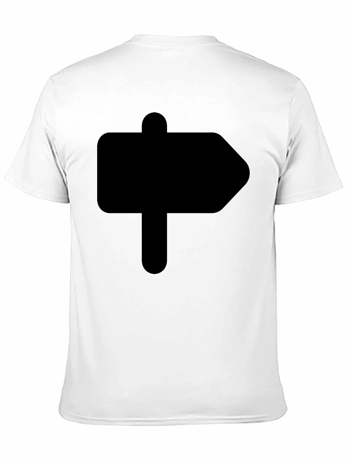 Direction Sign T-Shirt - Black Arrow Graphic Tee