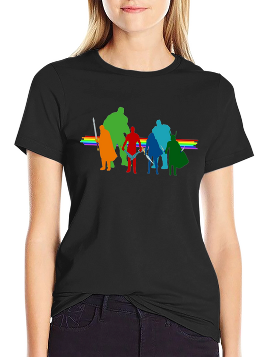Rainbow Avengers T-Shirt - Stylish Graphic Tee