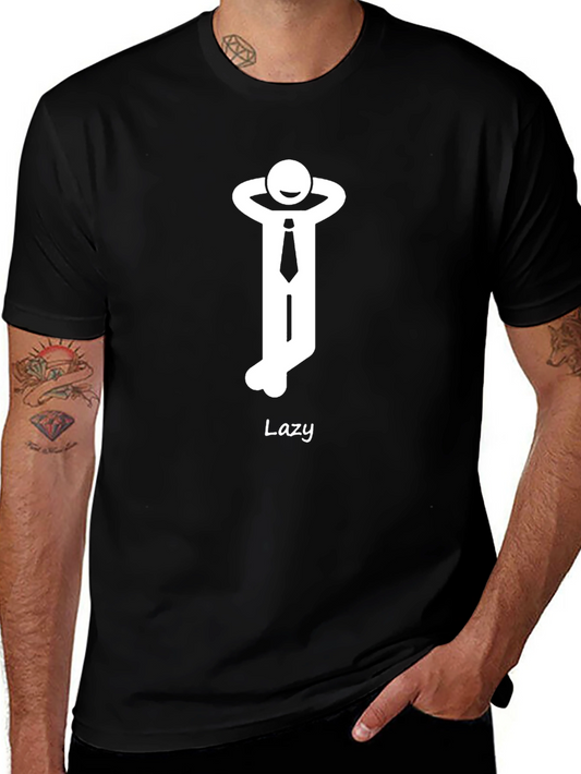 Lazy Mode On Black T-Shirt
