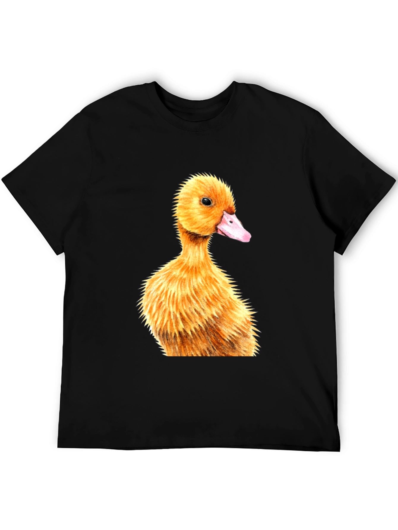 Duckling Graphic Tee - Adorable Black T-Shirt