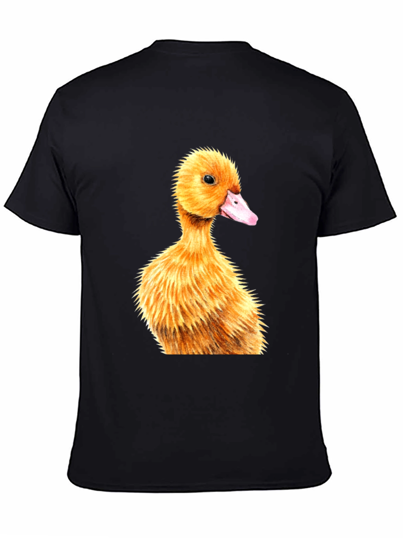 Duckling Graphic Tee - Adorable Black T-Shirt