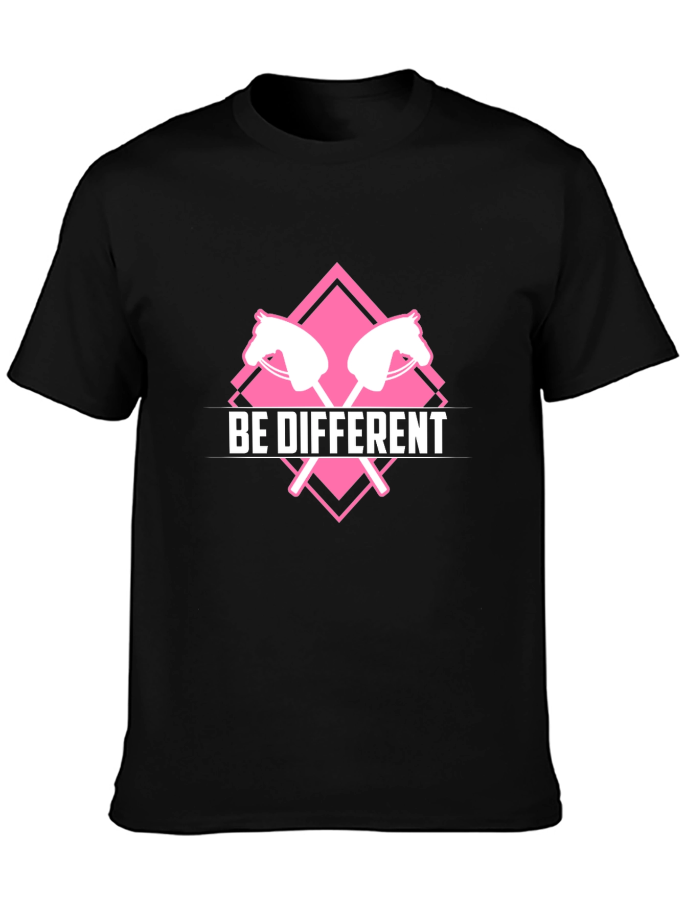 Be Different Stick Horse Graphic Tee