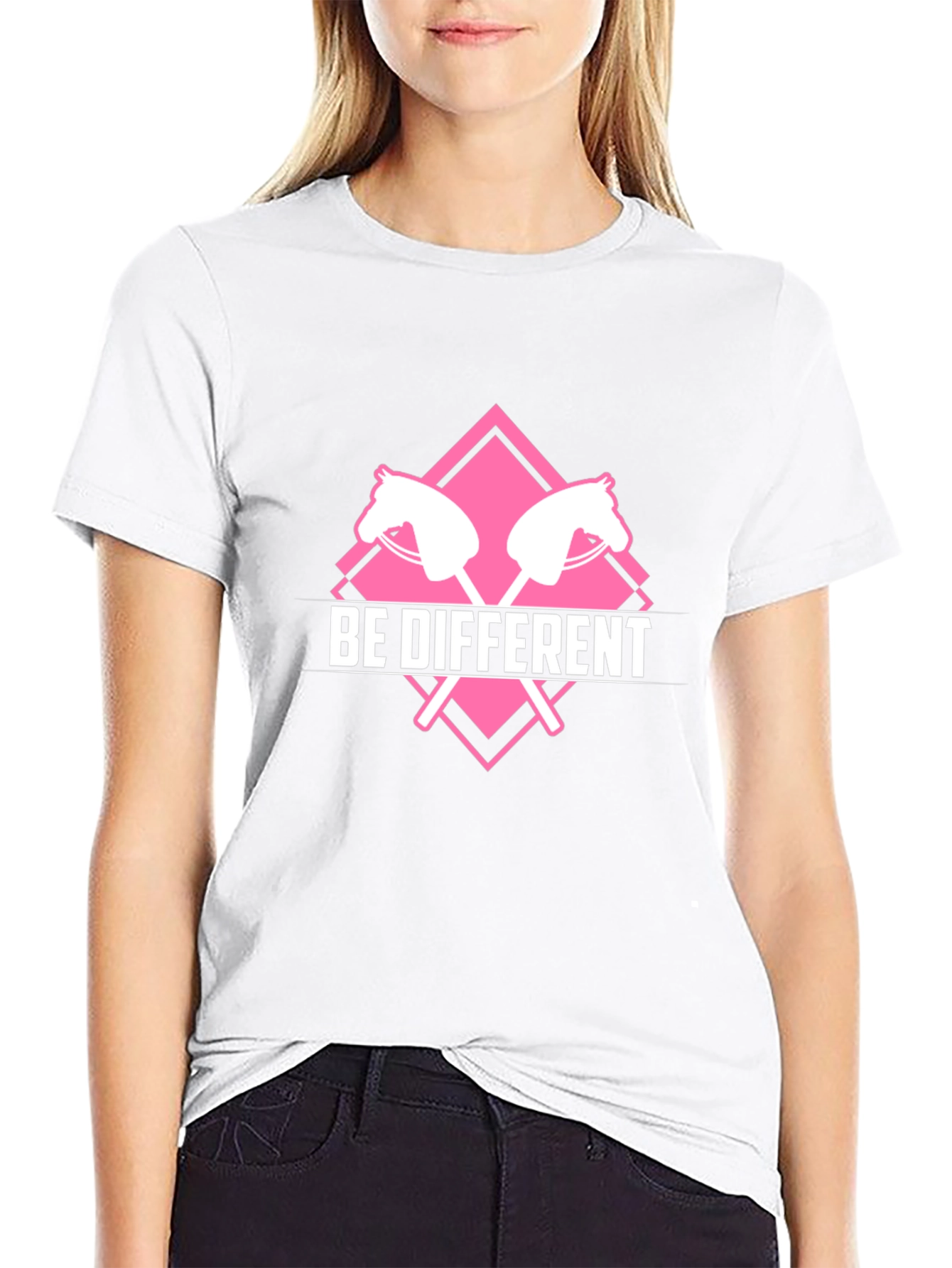 Be Different Stick Horse Graphic Tee