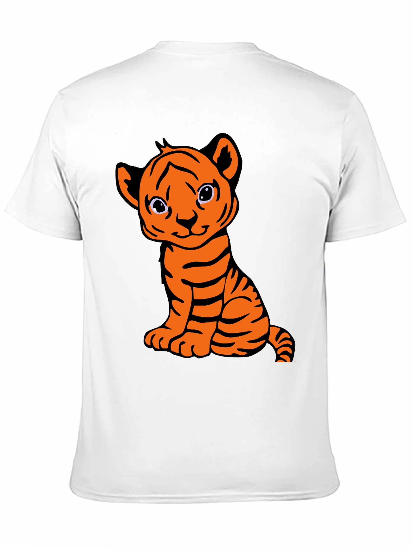 Cute Tiger Cub Graphic T-Shirt