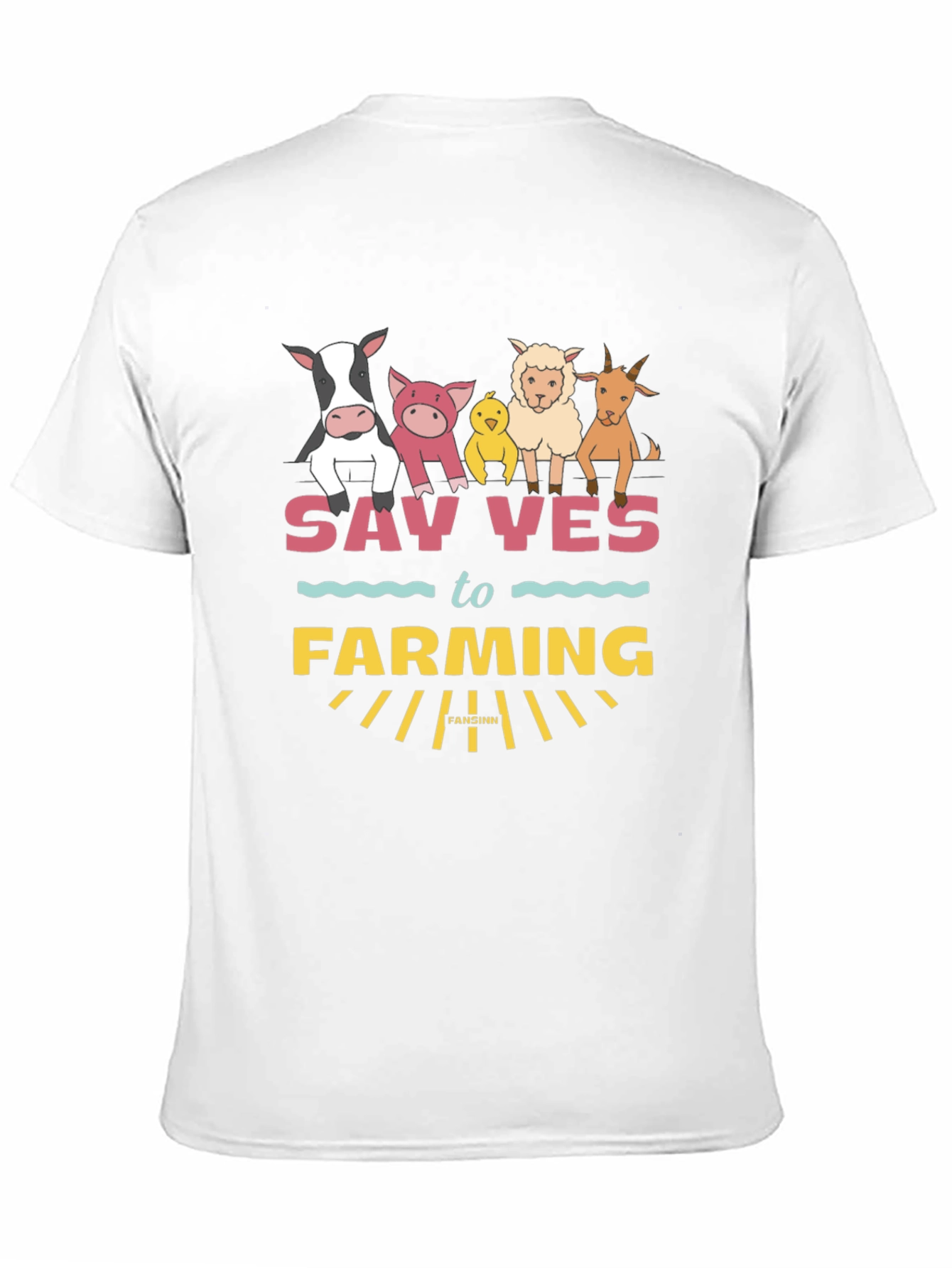 Farming Animal Graphic T-Shirt