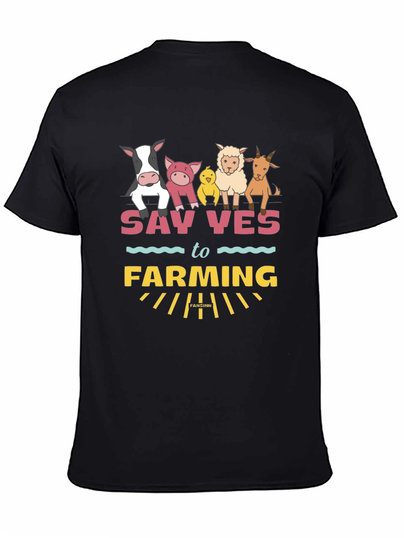 Farming Animal Graphic T-Shirt