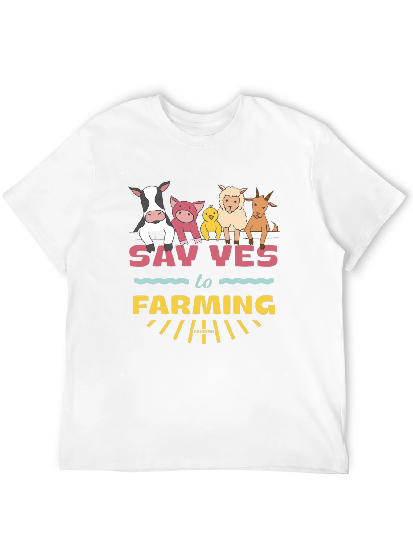 Farming Animal Graphic T-Shirt