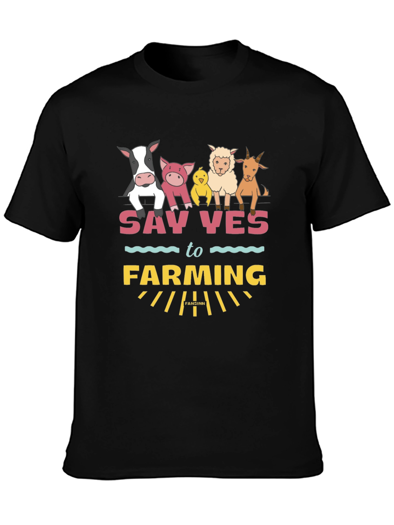 Farming Animal Graphic T-Shirt