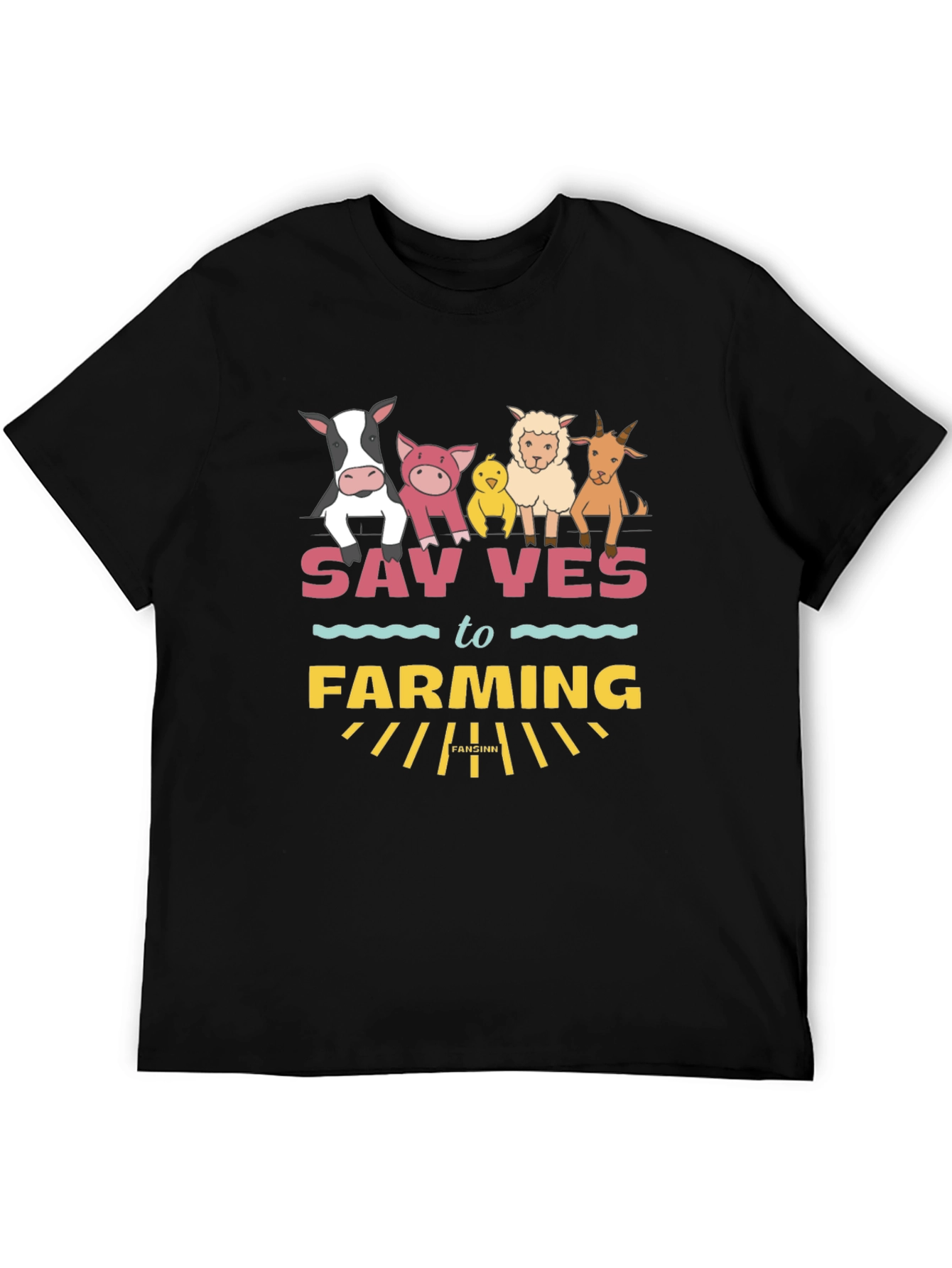 Farming Animal Graphic T-Shirt
