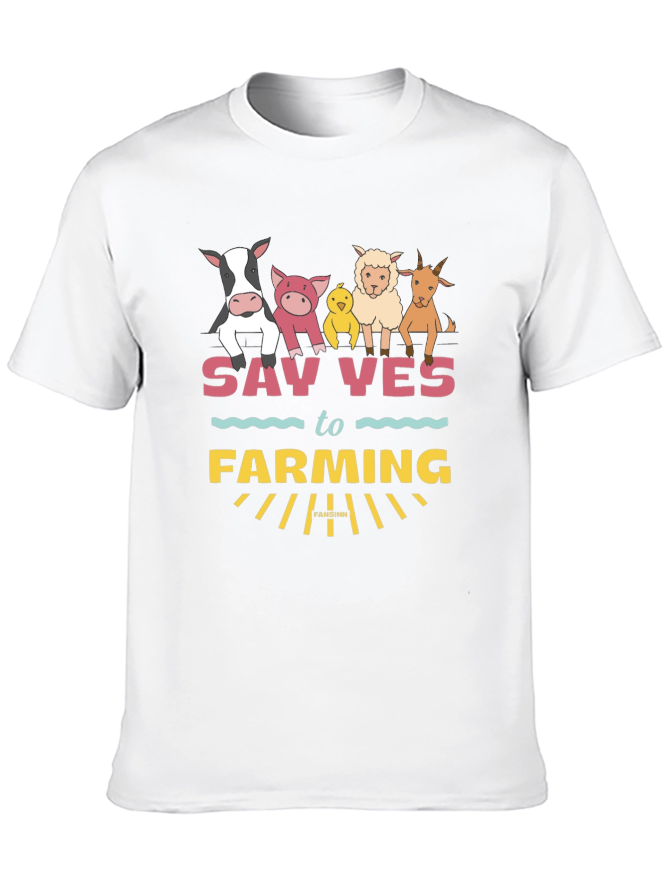 Farming Animal Graphic T-Shirt