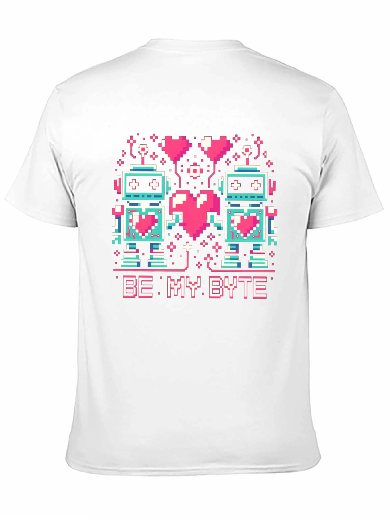 Be My Byte Robot Valentines Day T-Shirt