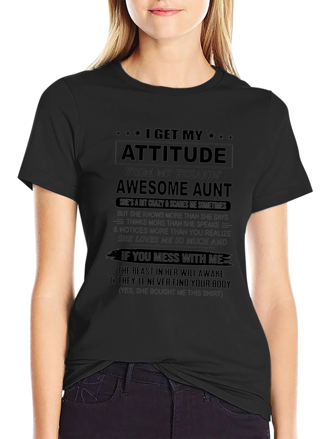 I Get My Attitude From My Awesome Aunt T-Shirt