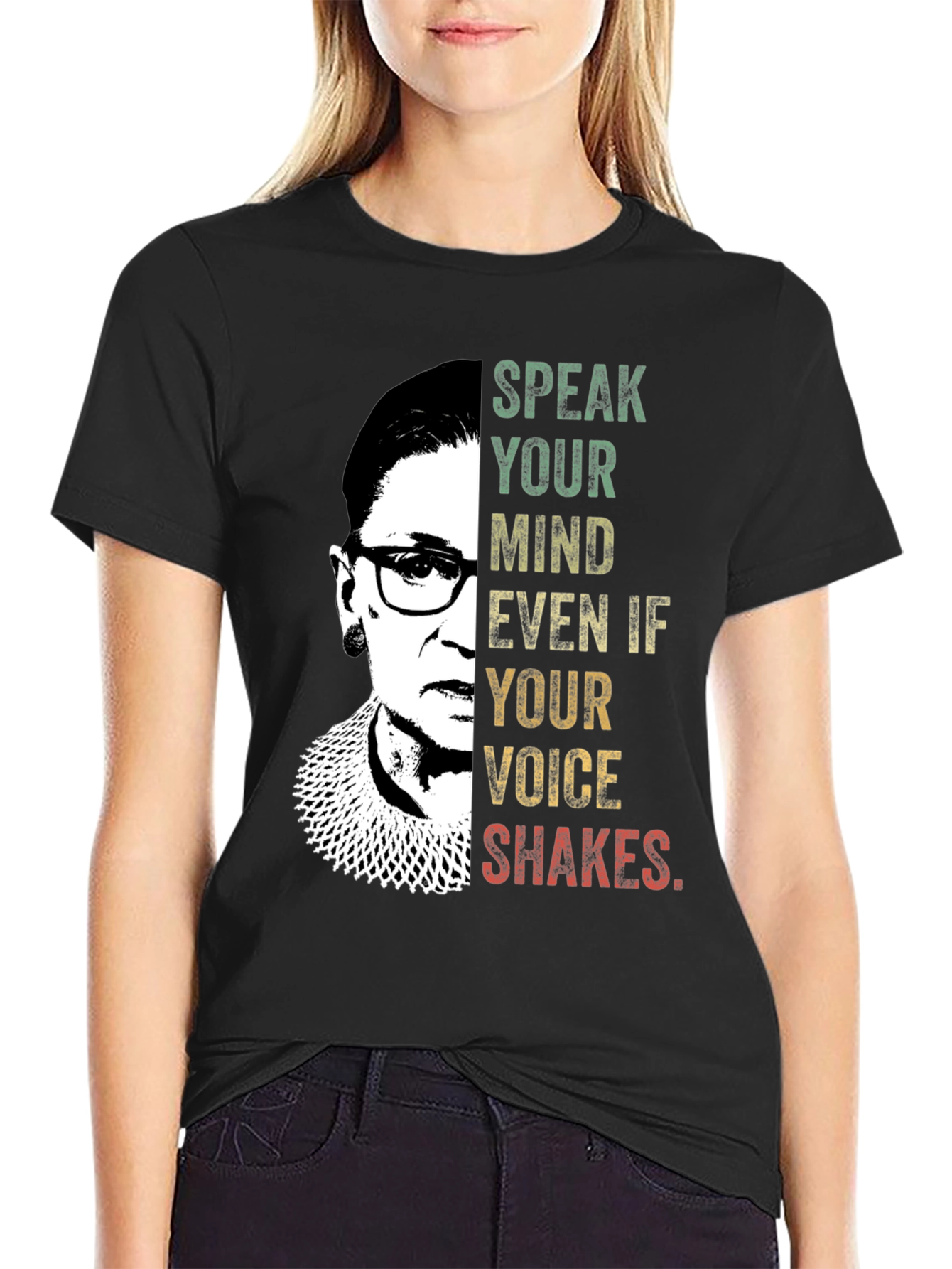 Ruth Bader Ginsburg Speak Your Mind T-Shirt