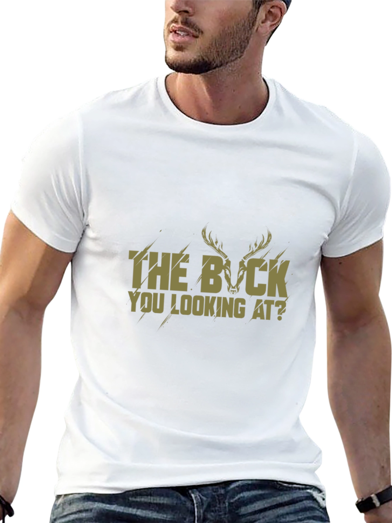 The Buck You Looking At? T-Shirt - Black