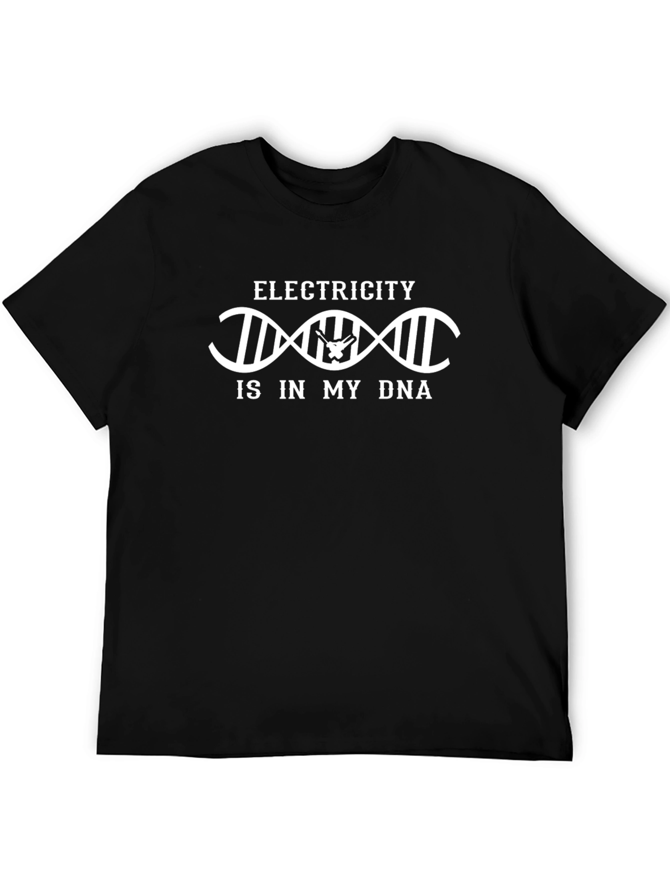 Electricity Is In My DNA T-Shirt - Black