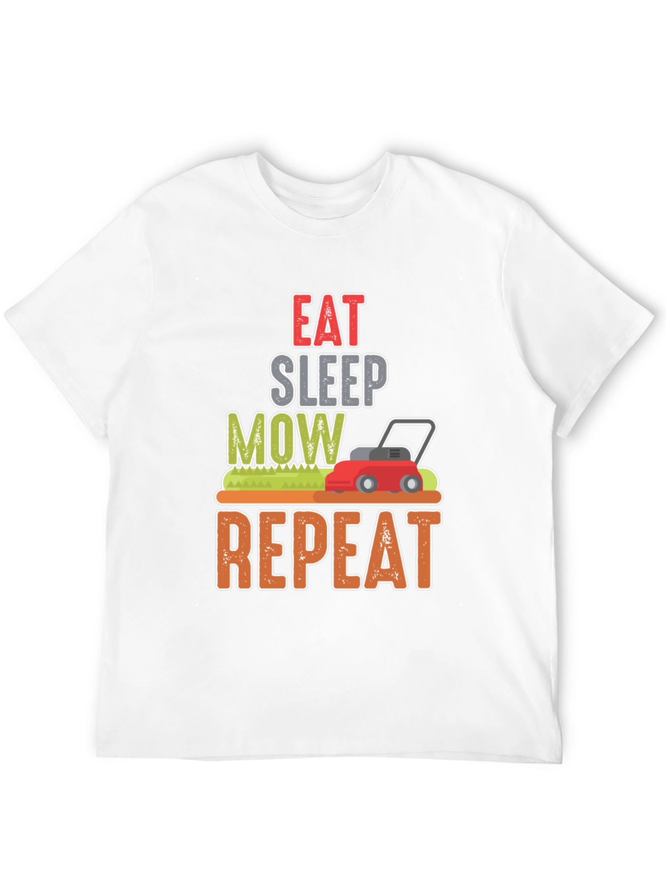 Eat Sleep Mow Repeat Funny Lawn Mowing T-Shirt