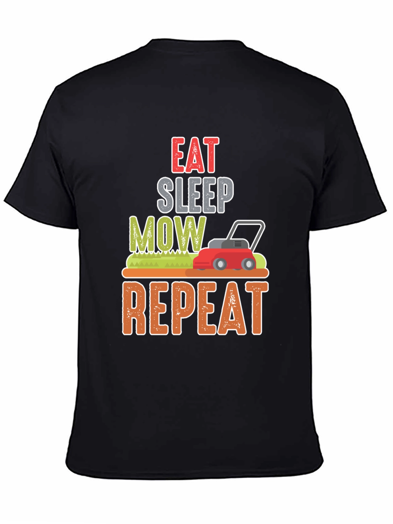 Eat Sleep Mow Repeat Funny Lawn Mowing T-Shirt