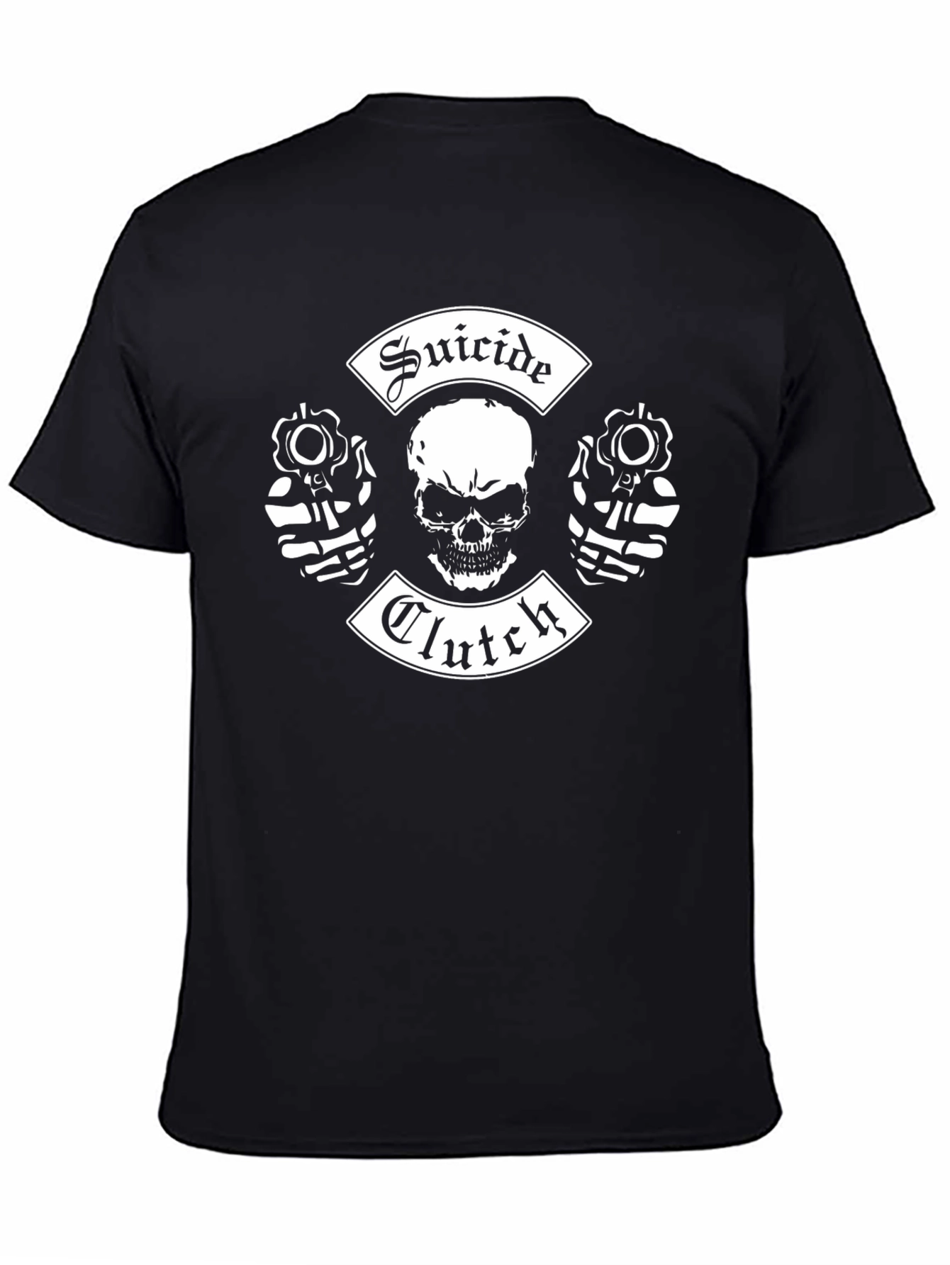 Suicide Clutch Skull & Gun T-Shirt