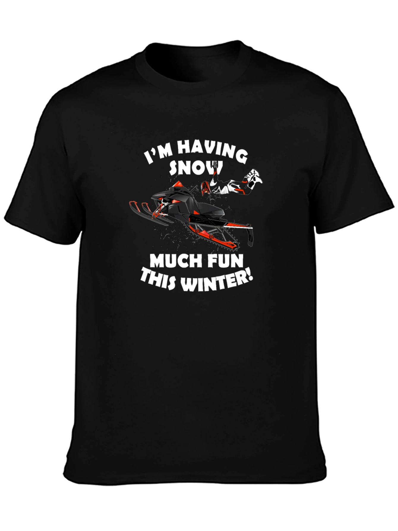 Snowmobile Fun Winter T-Shirt
