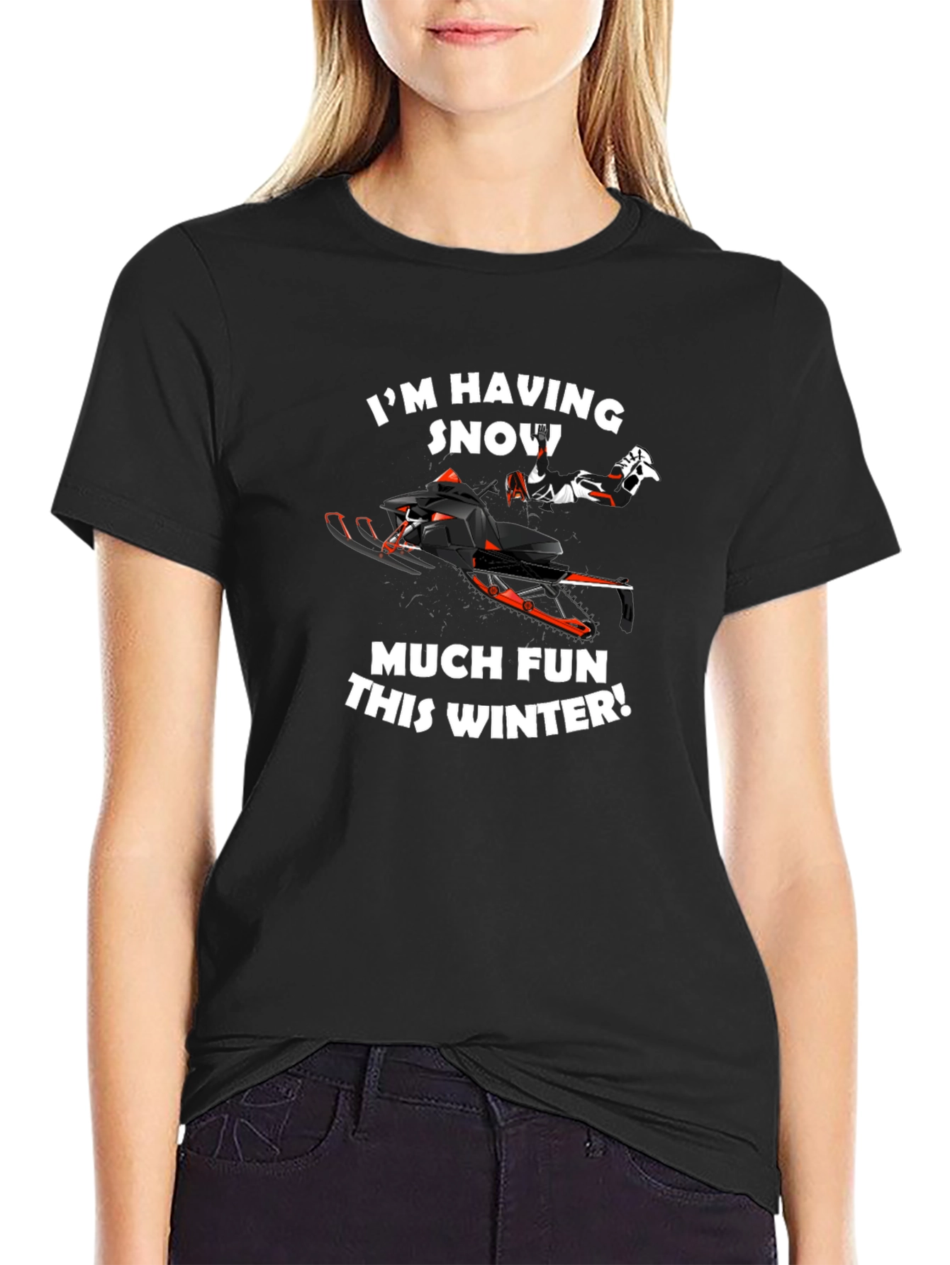 Snowmobile Fun Winter T-Shirt