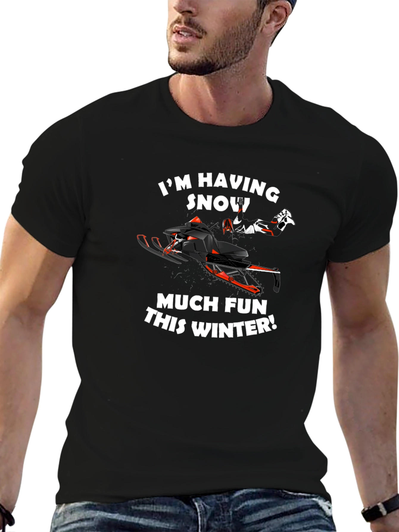 Snowmobile Fun Winter T-Shirt