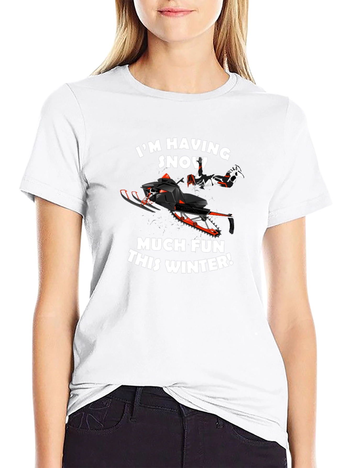 Snowmobile Fun Winter T-Shirt