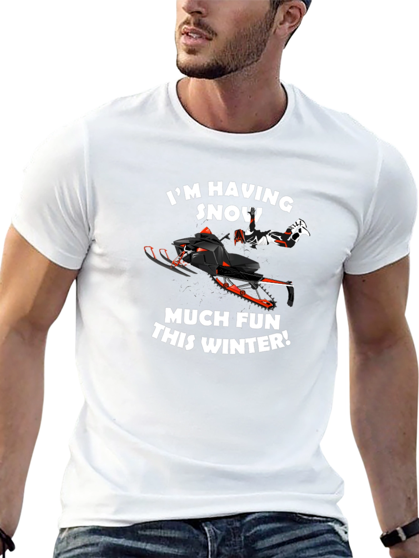Snowmobile Fun Winter T-Shirt